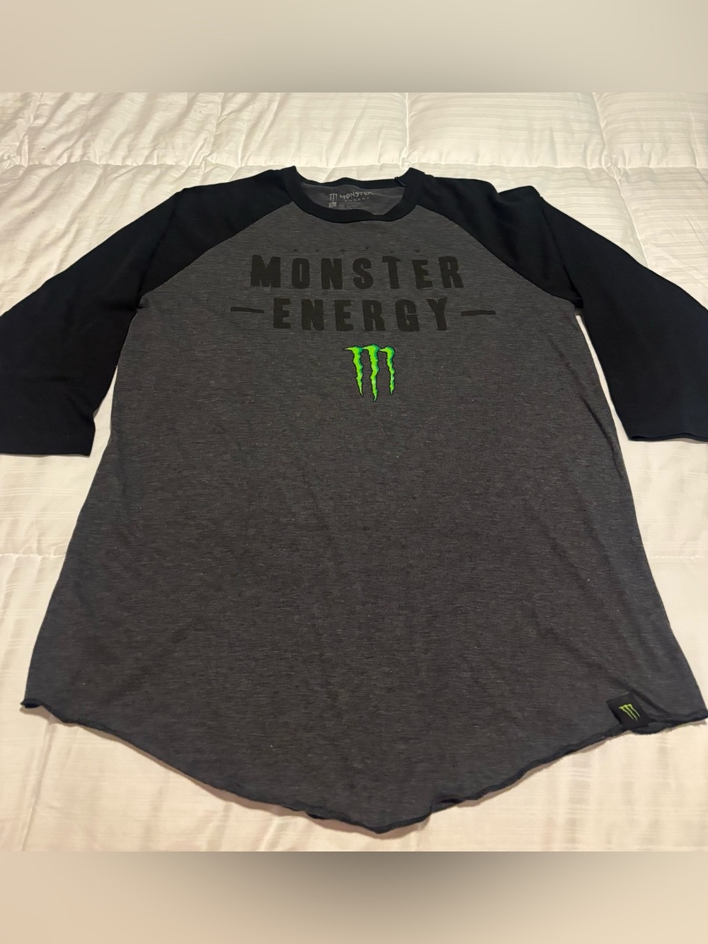 NWOT Monster Energy Baseball Style Shirt Size L